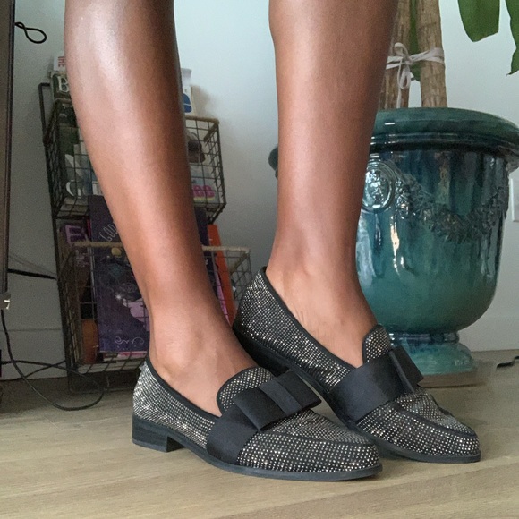 ALDO Star studded flats/loafers. Sz 9. - Picture 2 of 6